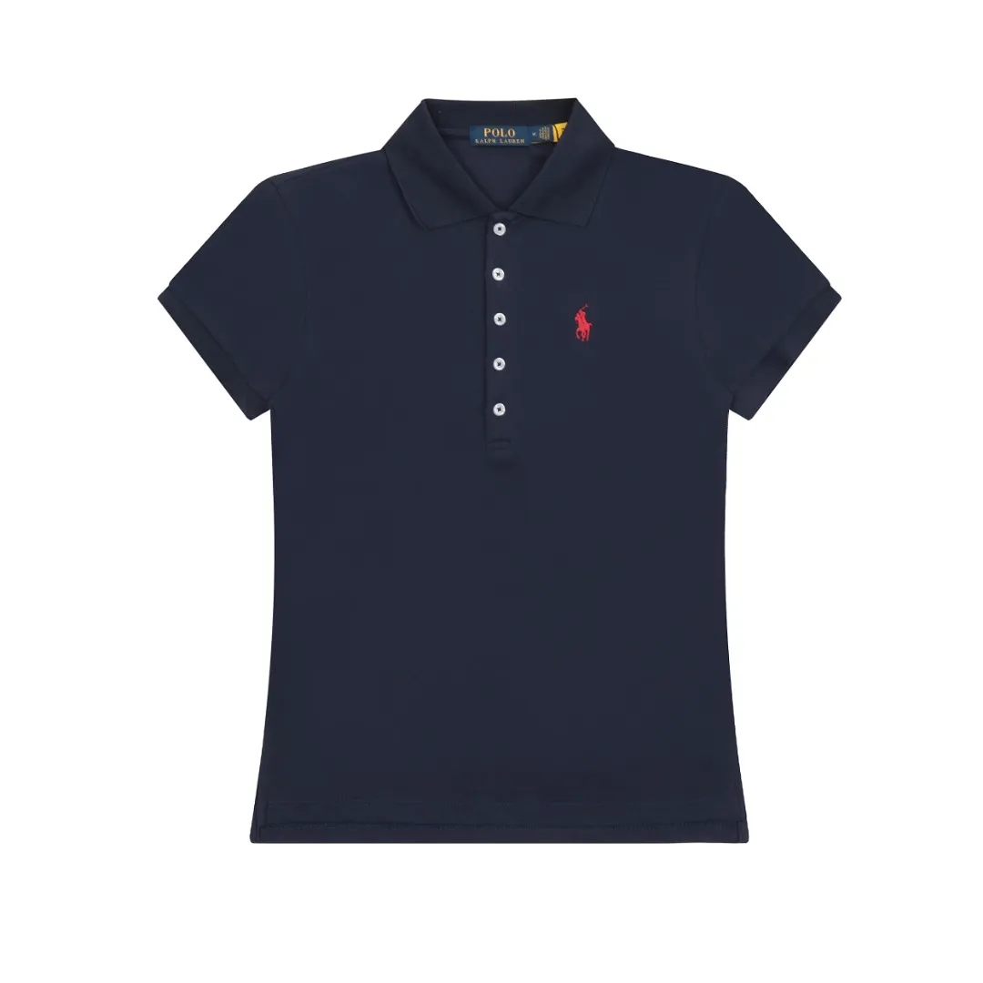 🅿️152 "Top quality" Style number: DS004# (not off the shelves all year round) [Ralph Lauren classic pony embroidered lapels women's slim fit POLO short sleeves] ✅Ralph Lauren Ralph Lauren classic basic women's all-match slim fit POLO short sleeves ✅Main supplier platform live broadcast Wholesale entities Replenish when out of stock Not off the shelves ✅ZP quality 1:1 pattern making Scan the code to enter the GF website Z cabinet quality ✅Details and quality are the only one in Guangzhou. Imported pique fabrics focus on high-end and cost-effective. Needless to say good quality. ✅The version is restored to the original order. The maximum size can be worn up to 130 pounds. Loose, comfortable and stress-free.